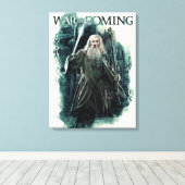 Gandalf - Er komt oorlog Canvas Afdruk (Insitu (Houten vloer))