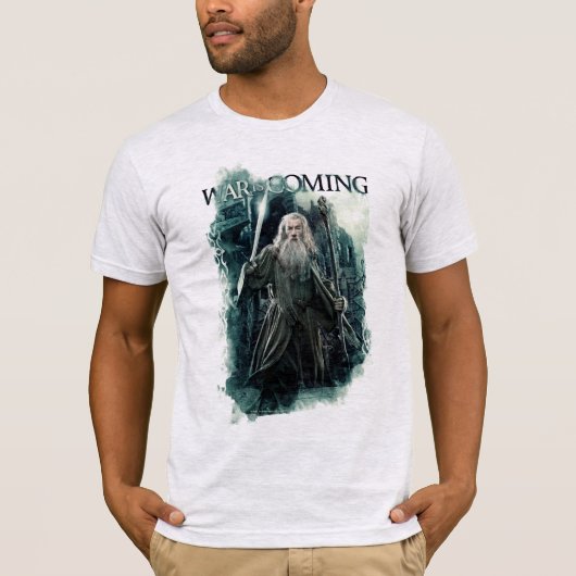 Gandalf - Er komt oorlog T-shirt (Voorkant)