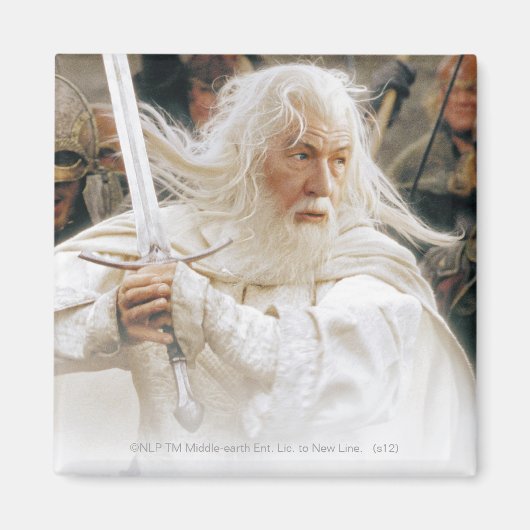 GANDALF™ Fight with Sword Magneet (Voorkant)