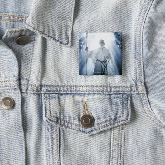 GANDALF™ gloeien Vierkante Button 5,1 Cm (In situ)