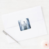 GANDALF™ gloeien Vierkante Sticker (Envelop)