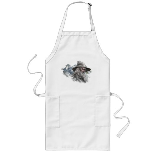 Gandalf Illustratie Lang Schort (Voorkant)