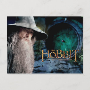 Gandalf in het huis van BILBO BAGGIN™ Briefkaart