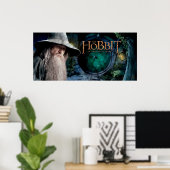 Gandalf in het huis van BILBO BAGGIN™ Poster (Thuiskantoor)