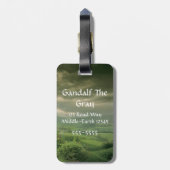 Gandalf in SHIRE™ Bagagelabel (Achterkant verticaal)