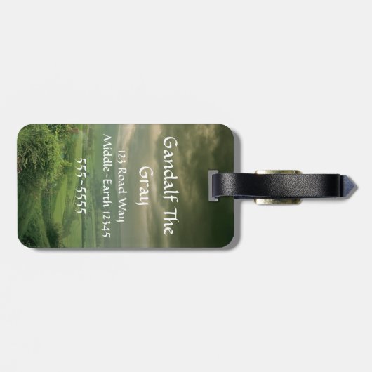 Gandalf in SHIRE™ Bagagelabel (Achterkant horizontaal)