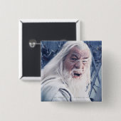 GANDALF™ in strijd Vierkante Button 5,1 Cm (Voorkant /achterkant)