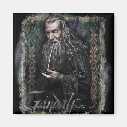 Gandalf met naam magneet (Voorkant)
