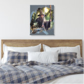 Gandalf met personeel en zwaard canvas afdruk (Insitu (Slaapkamer))