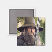 Gandalf met personeel en zwaard magneet (Voorkant / Achterkant)