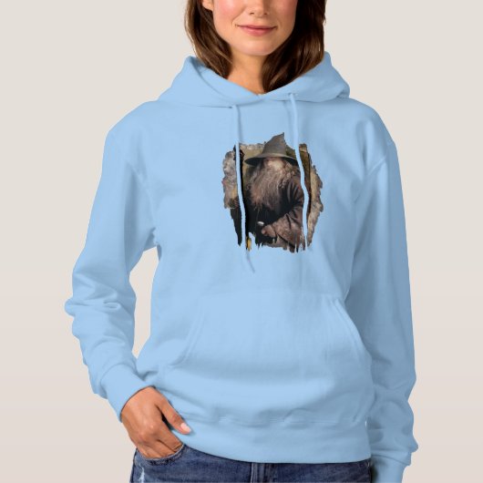 Gandalf met personeel hoodie (Voorkant)