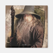 Gandalf met personeel magneet (Voorkant)