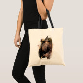 Gandalf met personeel tote bag (Voorkant (product))