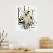 GANDALF™ met Sword Vector Collage Poster (Keuken)