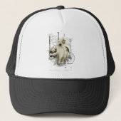 GANDALF™ met Sword Vector Collage Trucker Pet (Voorkant)