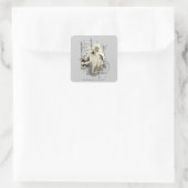 GANDALF™ met Sword Vector Collage Vierkante Sticker (Tas)