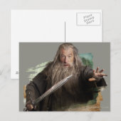 Gandalf met zwaard briefkaart (Voorkant / Achterkant)