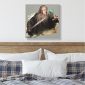 Gandalf met zwaard canvas afdruk (Insitu (Slaapkamer))