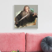 Gandalf met zwaard canvas afdruk (Insitu (Woonkamer))