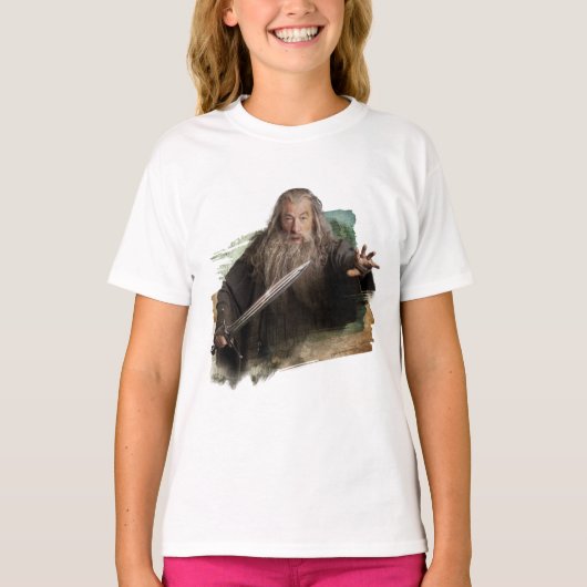 Gandalf met zwaard t-shirt (Voorkant)