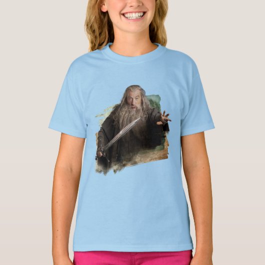 Gandalf met zwaard t-shirt (Voorkant)