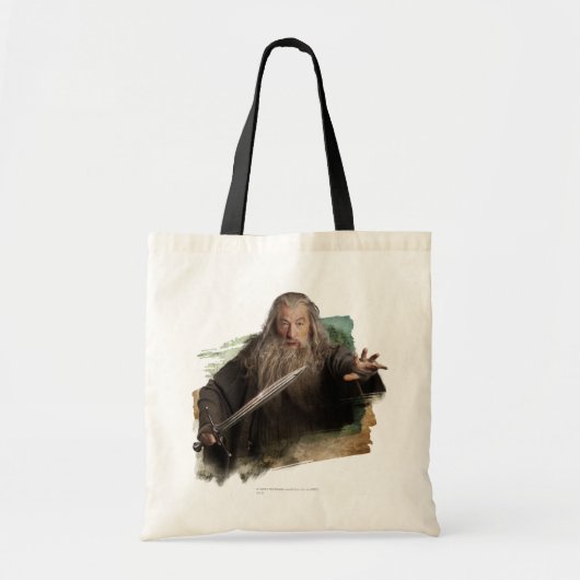 Gandalf met zwaard tote bag (Voorkant)