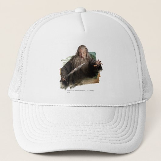 Gandalf met zwaard trucker pet (Voorkant)