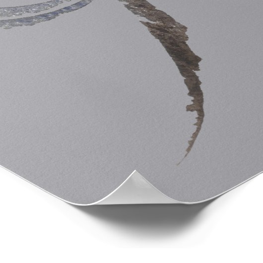 Gandalf-naam gestructureerd poster (Hoek)