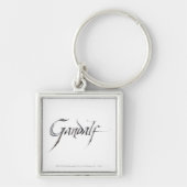 Gandalf-naam gestructureerd sleutelhanger (Voorkant)