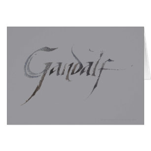 Gandalf-naam getextureerd