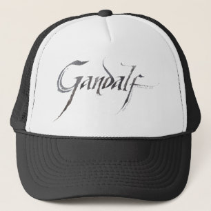 Gandalf-naam getextureerd trucker pet