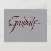 Gandalf Name Solid Briefkaart (Voorkant)