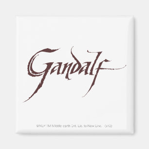 Gandalf Name Solid Magneet