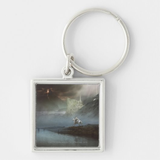 GANDALF™ neemt hobbits mee naar de beveiligde stad Sleutelhanger (Voorkant)