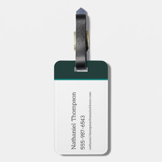 GANDALF™ "Speak Friend And Enter" Doors of Durin Bagagelabel (Achterkant verticaal)