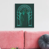 GANDALF™ "Speak Friend And Enter" Doors of Durin Canvas Afdruk (Insitu (Woonkamer))