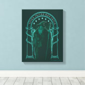 GANDALF™ "Speak Friend And Enter" Doors of Durin Canvas Afdruk (Insitu (Houten vloer))