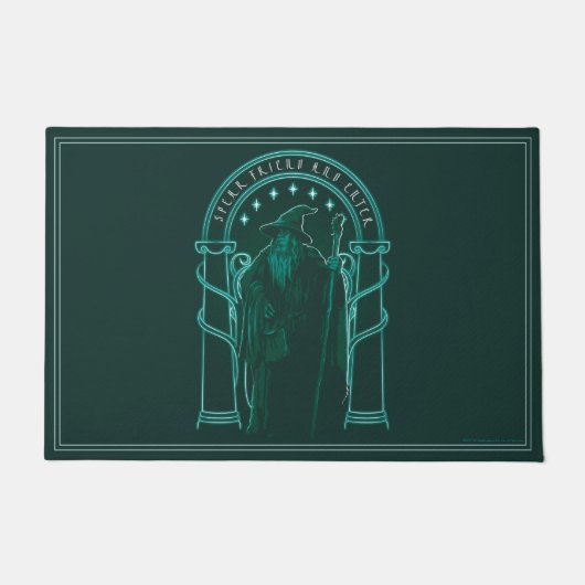GANDALF™ "Speak Friend And Enter" Doors of Durin Deurmat (Voorkant)