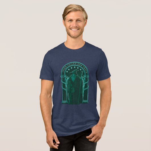 GANDALF™ "Speak Friend And Enter" Doors of Durin Tri-Blend Shirt (Voorkant volledig)