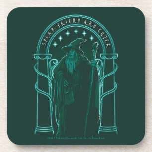 GANDALF™ "Spreek vriend en kom binnen" Deuren van Bier Onderzetter