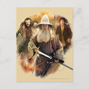 Gandalf, THORIN OAKENSHIELD™ & BILBO BAGGINS™ Briefkaart