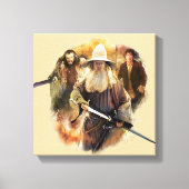 Gandalf, THORIN OAKENSHIELD™ & BILBO BAGGINS™ Canvas Afdruk (Voorkant)