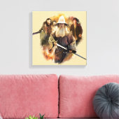 Gandalf, THORIN OAKENSHIELD™ & BILBO BAGGINS™ Canvas Afdruk (Insitu (Woonkamer))
