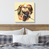 Gandalf, THORIN OAKENSHIELD™ & BILBO BAGGINS™ Canvas Afdruk (Insitu (Slaapkamer))