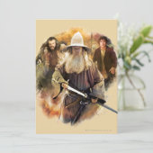 Gandalf, THORIN OAKENSHIELD™ & BILBO BAGGINS™ Kaart (Staand voorkant)