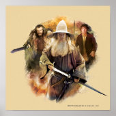 Gandalf, THORIN OAKENSHIELD™ & BILBO BAGGINS™ Poster (Voorkant)