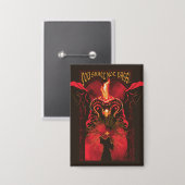 GANDALF™ Vs Balrog "You Shall Not Pass" Graphic Button (Voorkant / Achterkant)