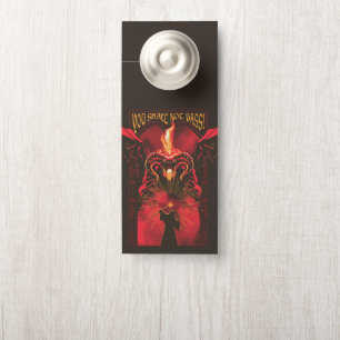 GANDALF™ vs Balrog "You Shall Not Pass" Graphic Deurhanger