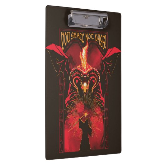 GANDALF™ Vs Balrog "You Shall Not Pass" Graphic Klembord (Rechts)