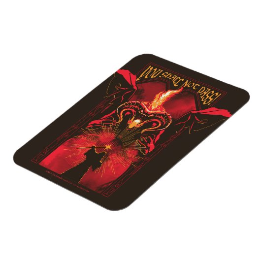 GANDALF™ Vs Balrog "You Shall Not Pass" Graphic Magneet (Linkerzijde)